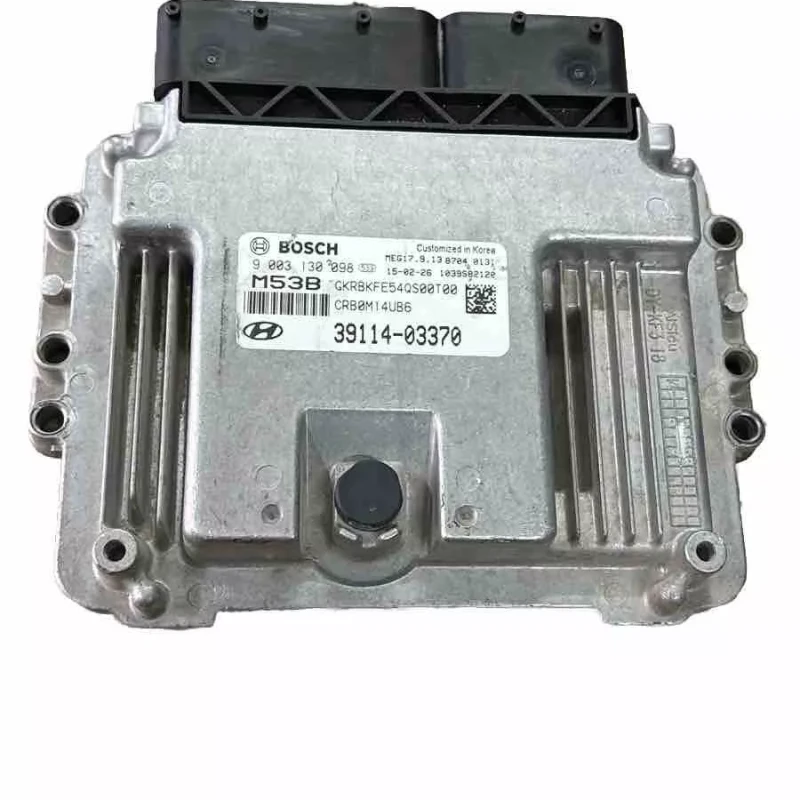 39114-03370 HYUNDAI ACCENT ENGINE CONTROL  UNIT/ECU 2016  9 003 130 098 M53B (39114-03370) Korea