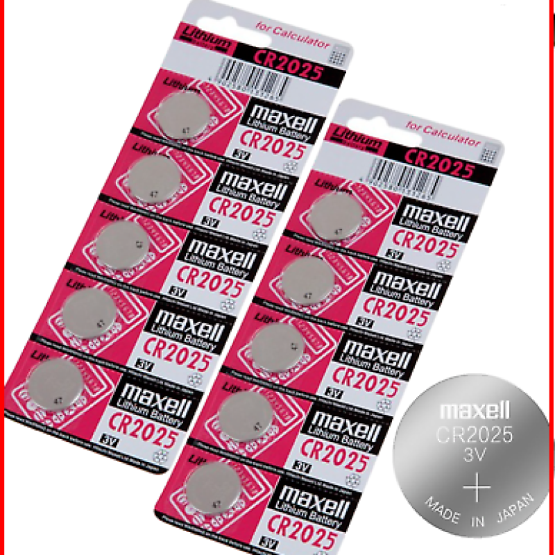 10 peace lot Maxell battery 2025 Car key & smart key Remote battery