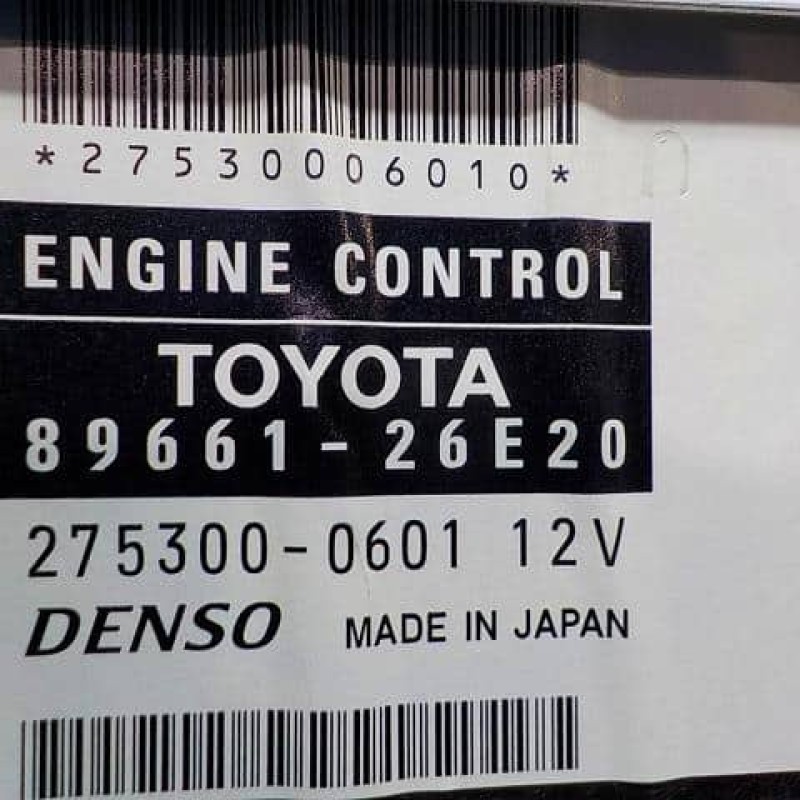TOYOTA Hiace ECU 89661-26E20  1TR , 2TR Genuine ECU Engine Control 8966126E20