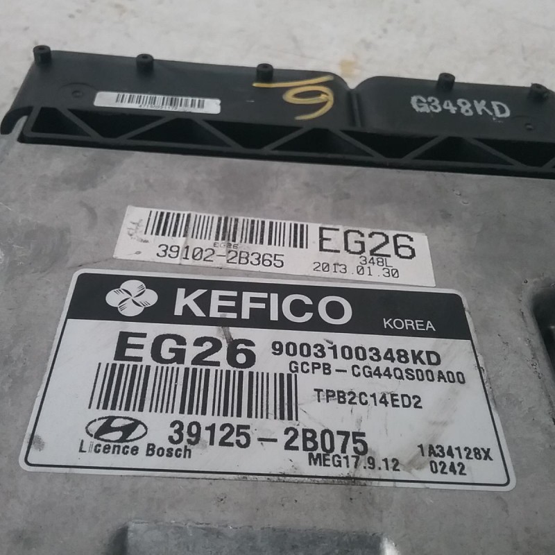 39125-2B075 Hyundai Engine Computer / ECU Board Electronic Control Unit Compatible for bosch meg17.9.12  391252B075