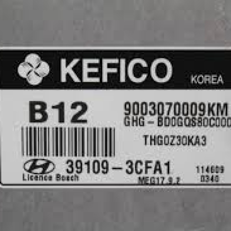 Engine Control Unit / ECU HYUNDAI Azera HG 2012 39109-3CFA1(B12)